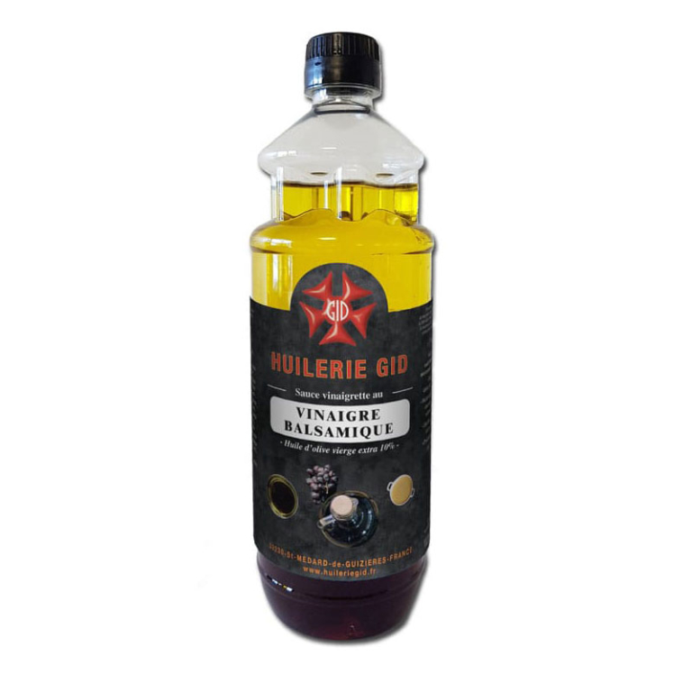 Sauce Vinaigrette au Vinaigre Balsamique 75cl Huilerie GID